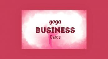 Why you need a Yoga Business Card? | Yoga Business Card Designs