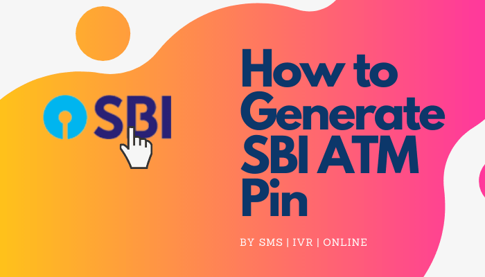 how to generate sbi atm pin